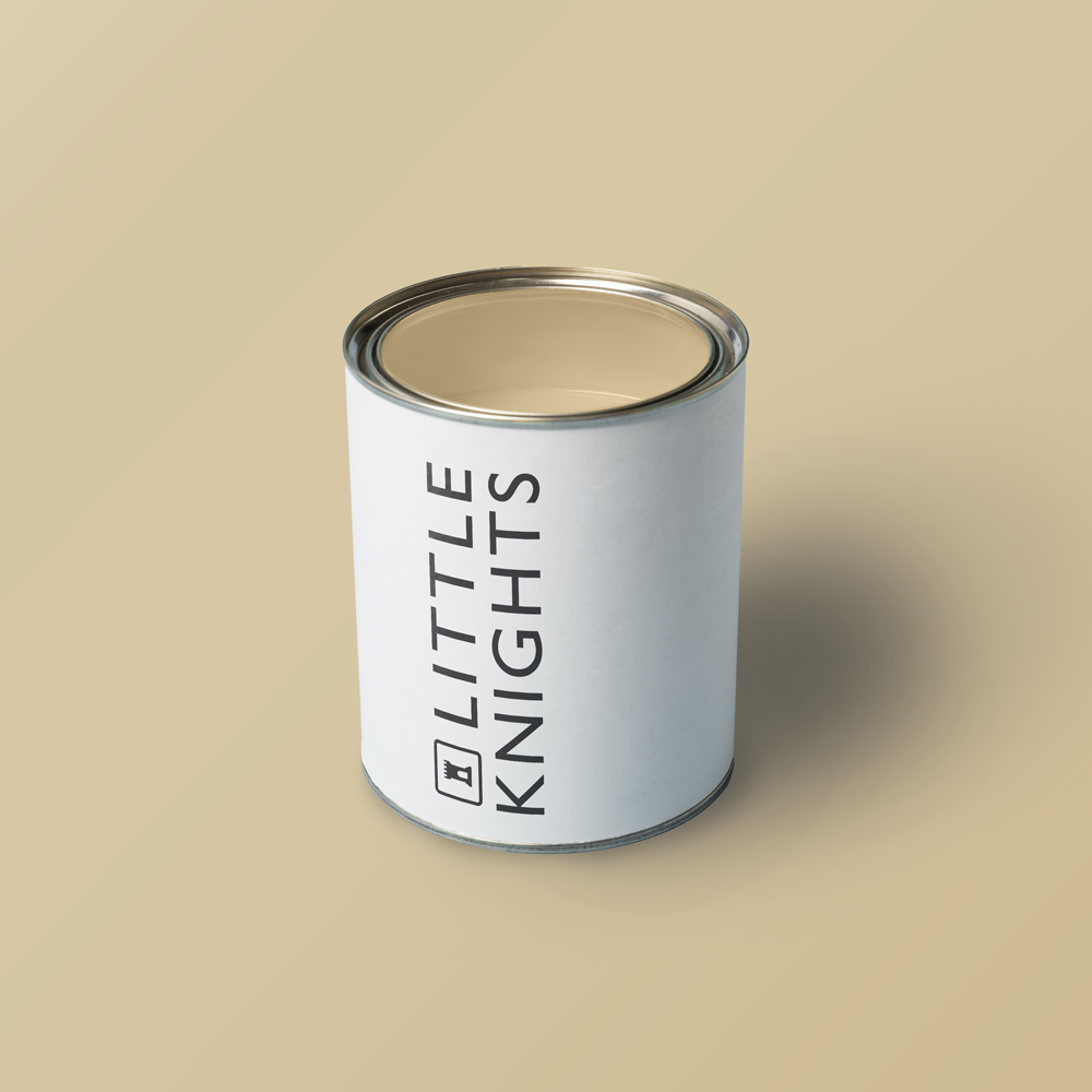 Little Knights Sandcastle golden brown paint