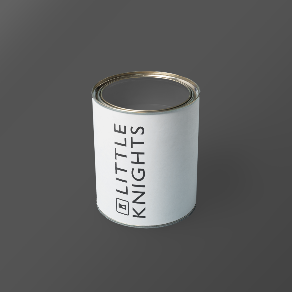 Little Knights Soot very dark charcoal grey paint