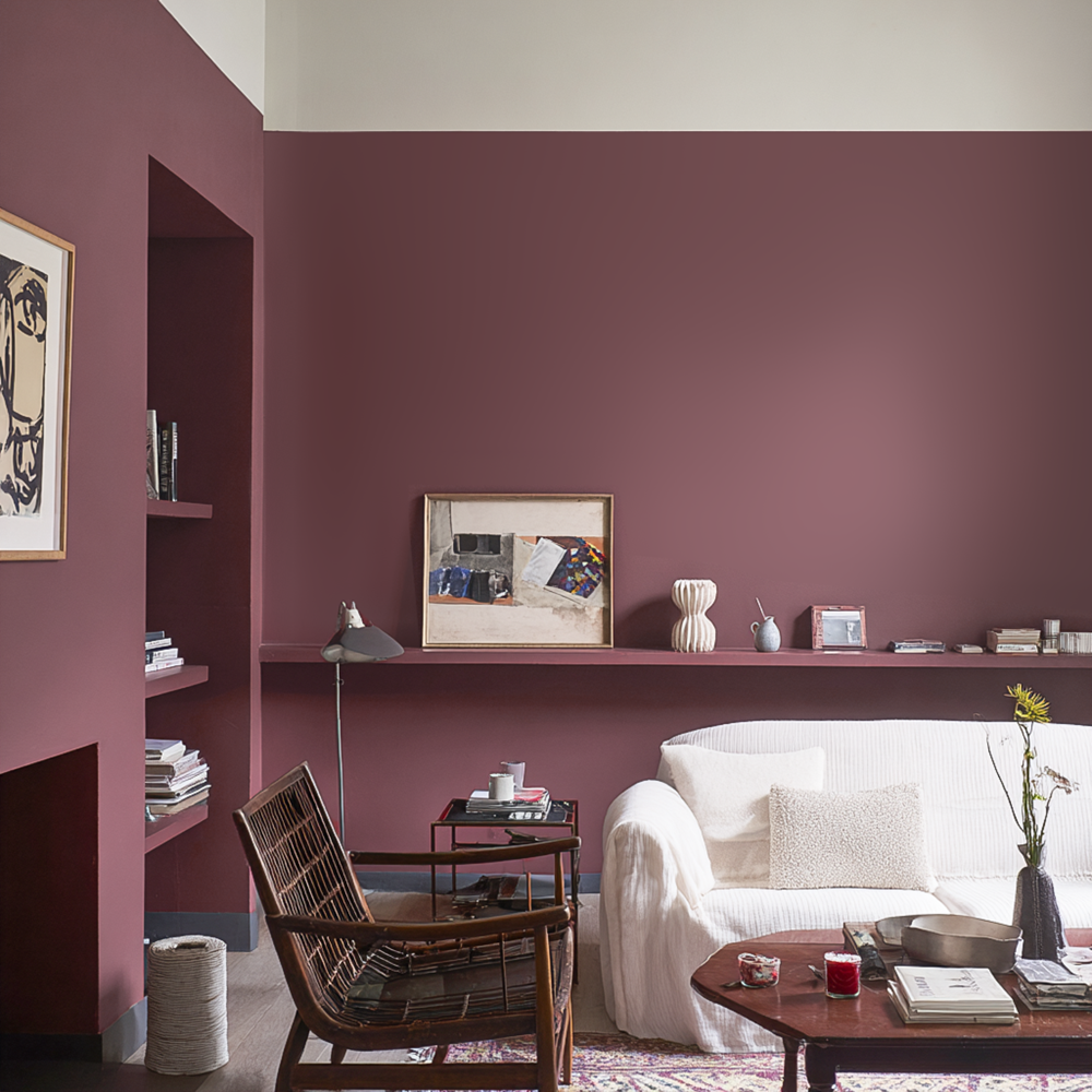 Little Knights Spiced Wine rich burgundy paint colour
