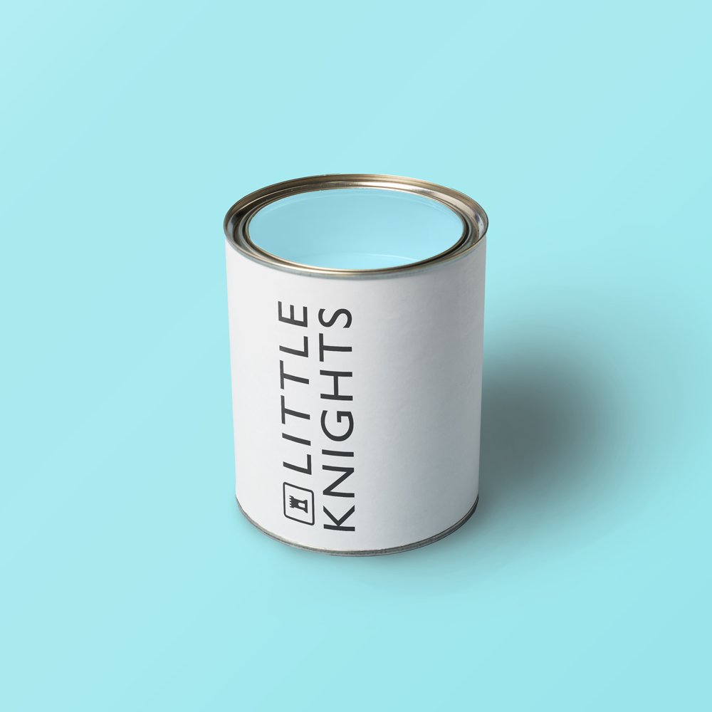 Little Knights Stour Blue bright blue paint