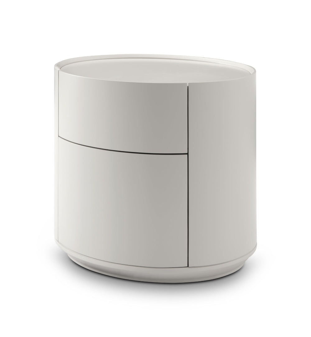 side profile of the ming bedside table by tommy franks at mash and mint