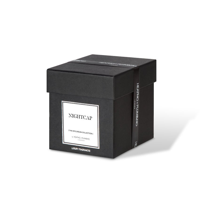 Black box with 'NIGHTCAP' branding on a white background