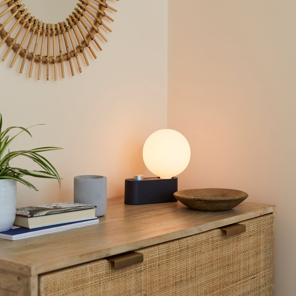 Tala Alumina plug-in wall light in Charcoal