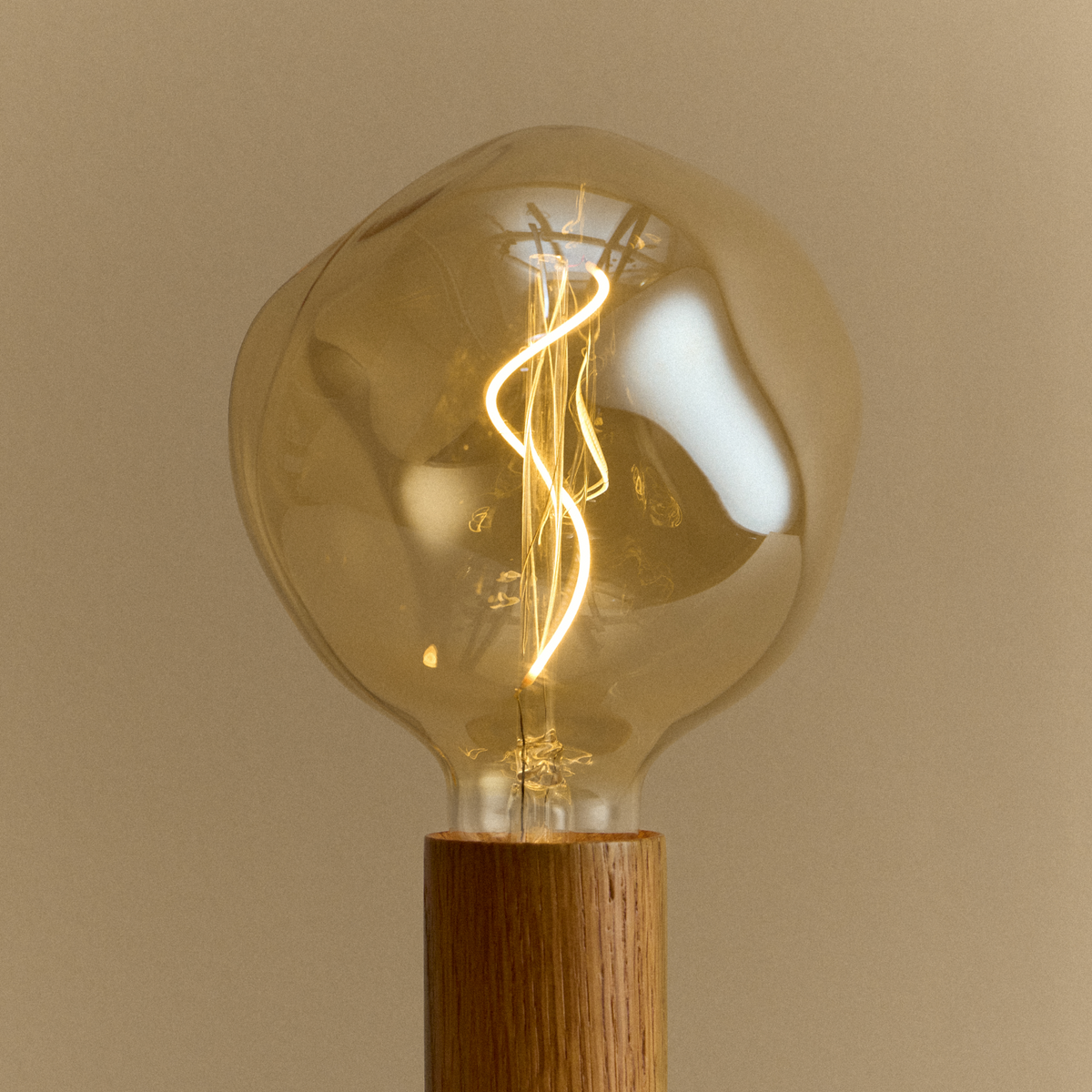 Tala Knuckle dimmable table lamp in solid oak