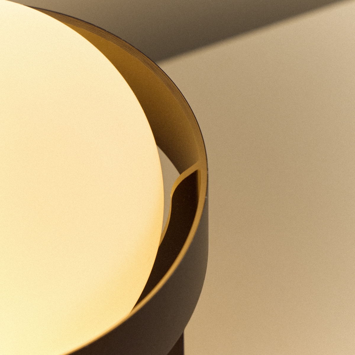 Tala Loop Table Lamp with matte white Sphere IV LED bulb