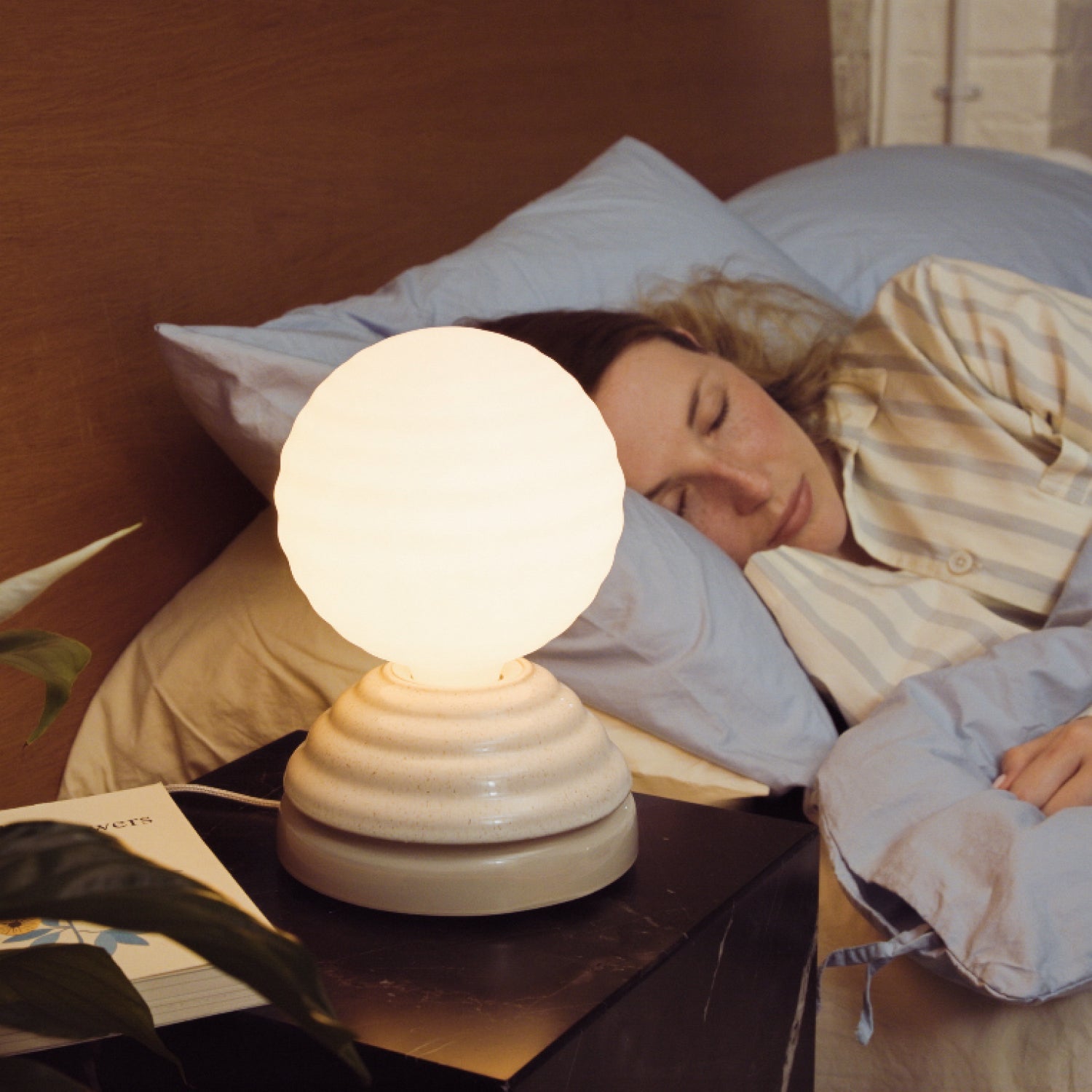 Tala Wake Sleep Light in Pebble White for the bedroom