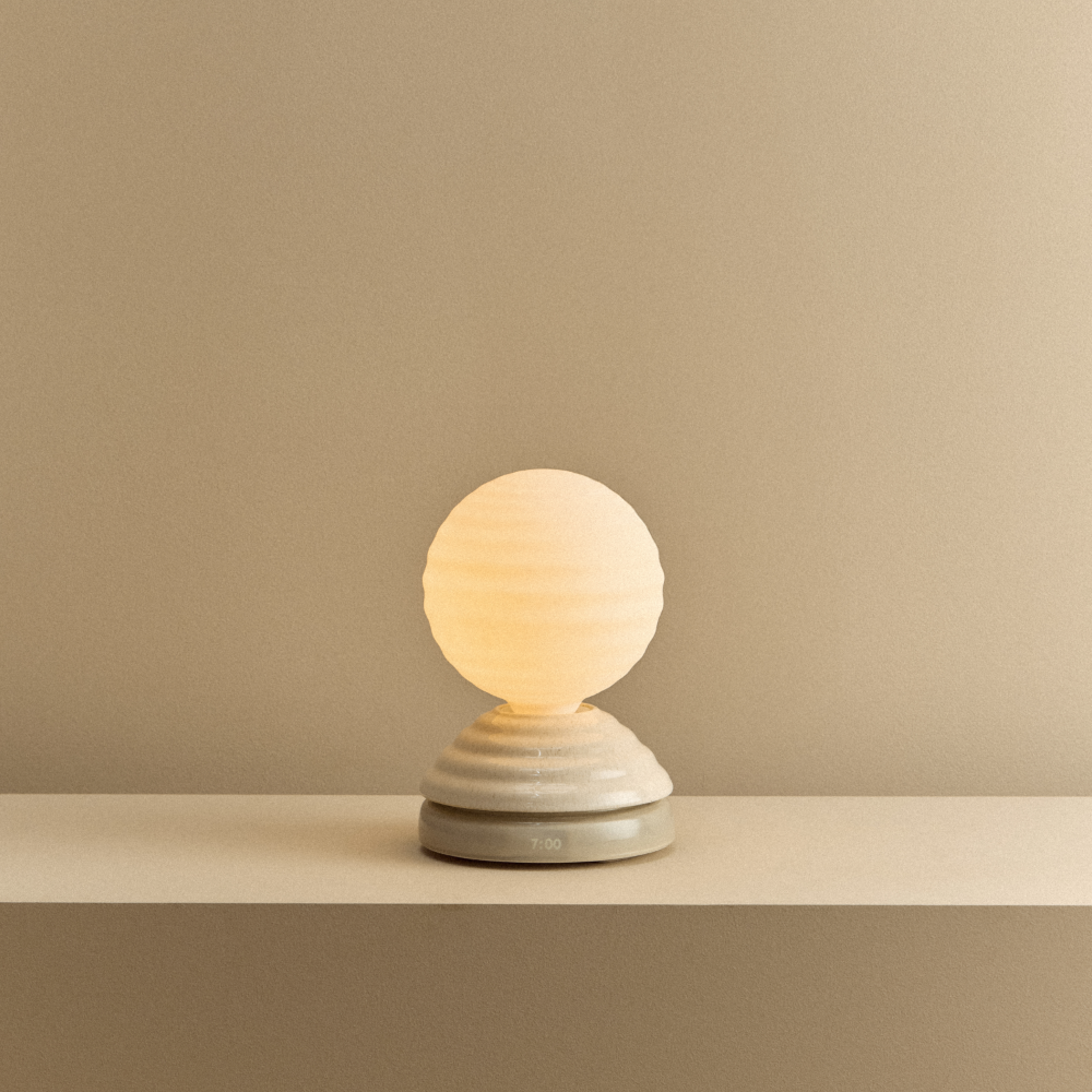 Tala Wake Sleep Light in Pebble White