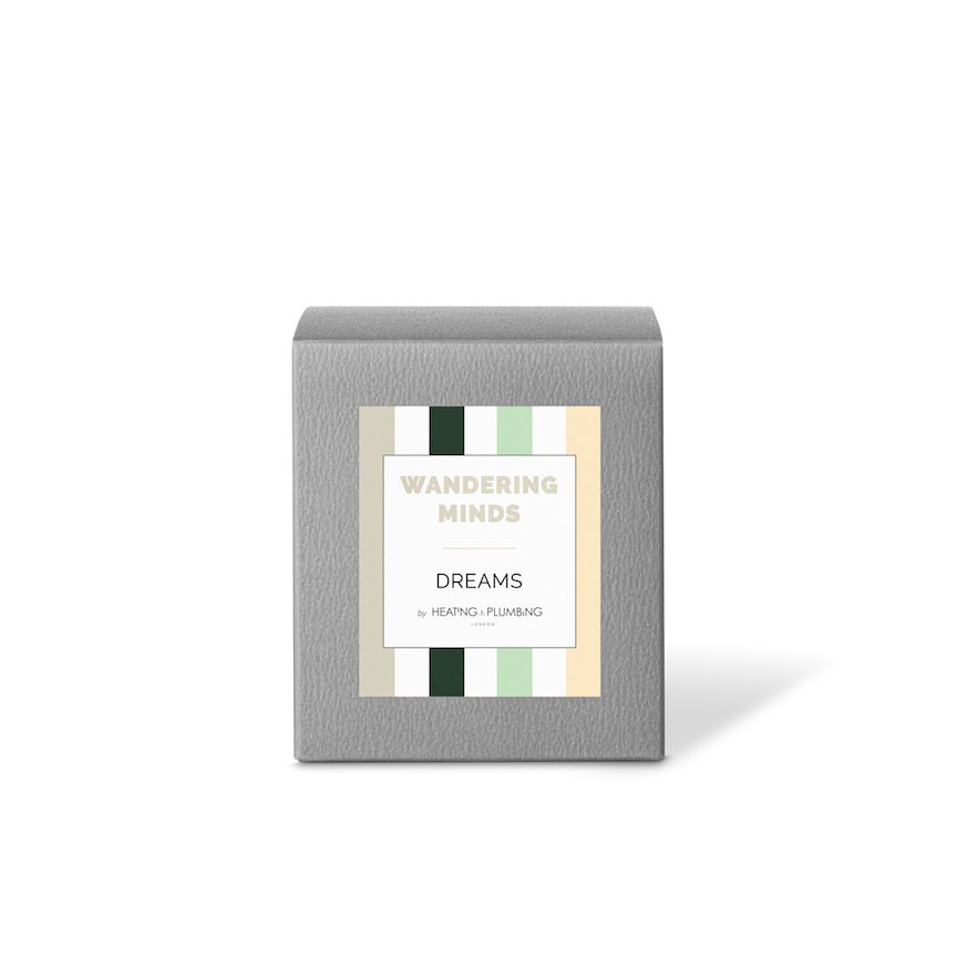 Grey box with a label on a white background
